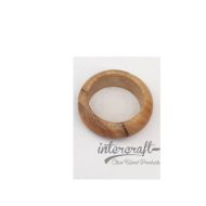 Natural olive wood ring 