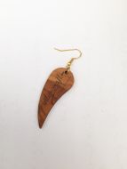 Olive wood earrings