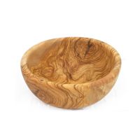 Round olive wood bowl 14cm