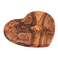 Olive wood heart cheese board  