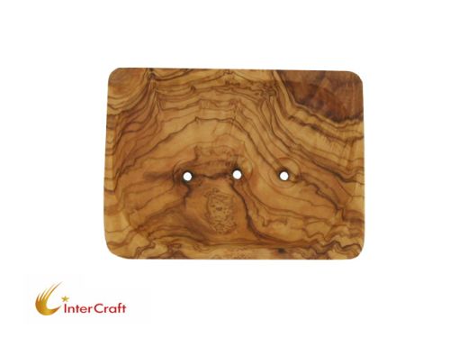 Rectangel olive Wood soap dishes 12 cm